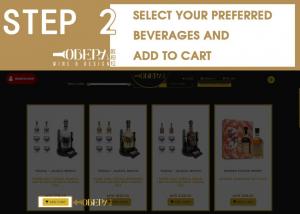 SELECT YOUR PREFERRED BEVERAGES AND ADD TO CART
