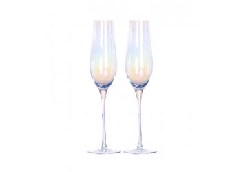 Rainbow Champagne Flute Glass | 炫彩香槟杯
