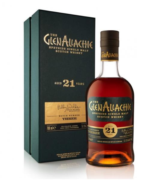 THE GLENALLACHIE 21 YEAR OLD CASK STRENGTH