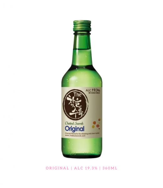 Chateul Soorok Soju Original (20 bottles/carton)